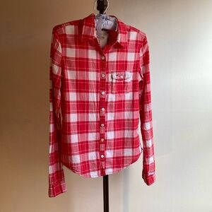 Hollister long sleeve 100% cotton shirt-small